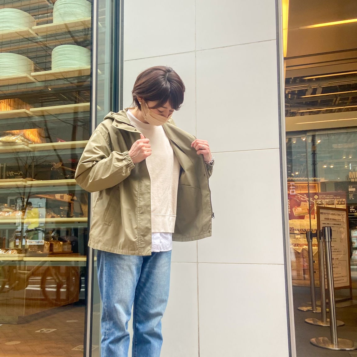 銀座】婦人 春を楽しむ撥水アウター｜2F 衣料品売場｜ 無印良品